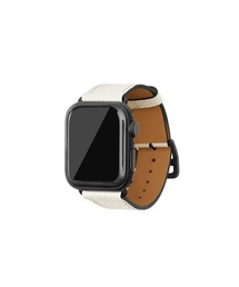 ノービレ Apple Watch レザーバンド【38mm/40mm/41mm/42mm, M/Lサイズ】 (アダプター:ブラック)
