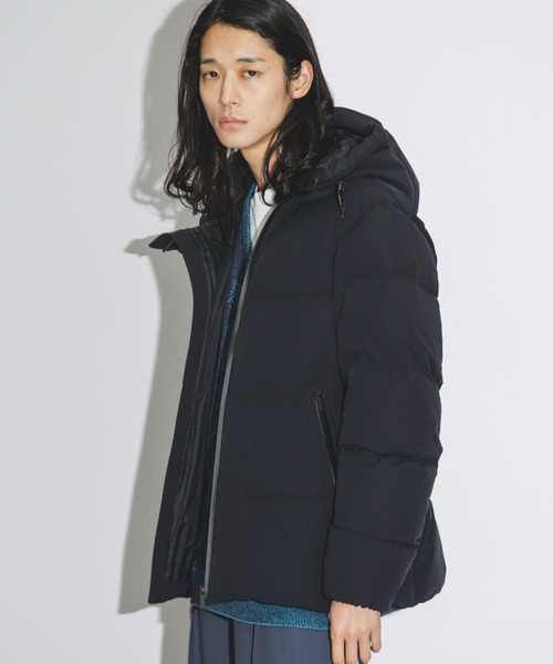 ナノユニバース 西川ダウン ダウンジャケット フード付き G2ジャケット 黒 S NANO universe（ナノユニバース）の「「西川ダウン(R