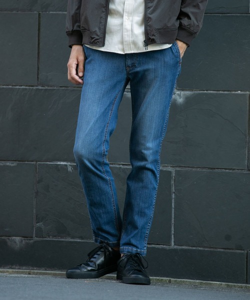 URBAN RESEARCH ROSSO MEN（アーバンリサーチロッソメン）の「『セットアップ対応』 『XLサイズあり』ストレッチスキニーデニムパンツ（デニムパンツ・メンズ・ライトインディゴブルー/ブラック/インディゴブルー・LARGE/X-LARGE/MEDIUM）」の5枚目の写真