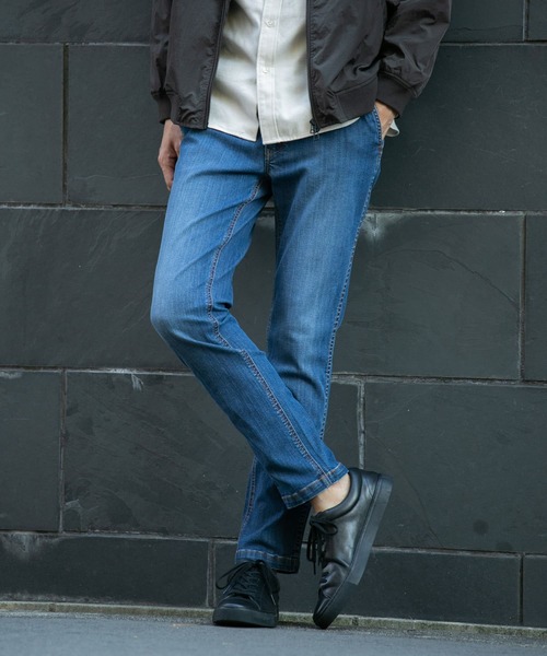 URBAN RESEARCH ROSSO MEN（アーバンリサーチロッソメン）の「『セットアップ対応』 『XLサイズあり』ストレッチスキニーデニムパンツ（デニムパンツ・メンズ・ライトインディゴブルー/ブラック/インディゴブルー・LARGE/X-LARGE/MEDIUM）」の6枚目の写真