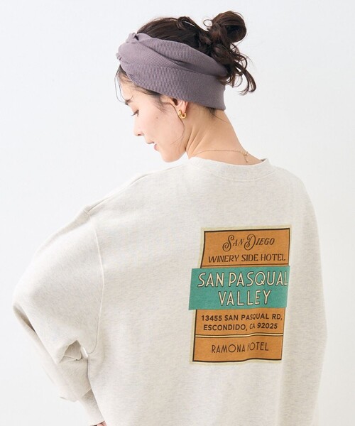 セール】ヴィンテージホテル バックプリント スウェット