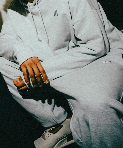 Manhattan Records(マンハッタン レコーズ)の「WEGO/【Manhattan Records】ONEPOINT SWEAT PANTS(スウェットパンツ・メンズ・グレー/ブラック・LARGE/MEDIUM)」の2枚目の写真
