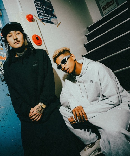 Manhattan Records(マンハッタン レコーズ)の「WEGO/【Manhattan Records】ONEPOINT SWEAT PANTS(スウェットパンツ・メンズ・グレー/ブラック・LARGE/MEDIUM)」の5枚目の写真