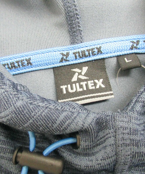 TULTEX（タルテックス）の「TULTEX/タルテックス 吸汗速乾 UVプロテクション カラー配色ジップ テックパーカー フーディー（パーカー・メンズ・グレー/レッド/チャコール/ネイビー・M/L/LL/3L）」の11枚目の写真