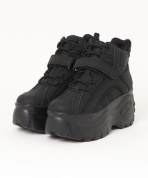 SPINNS | フェイクレザー厚底ベルトスニーカー(スニーカー)