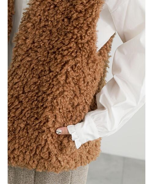 Lugnoncure（ルノンキュール）の「ボアベスト（ベスト）」 - WEAR