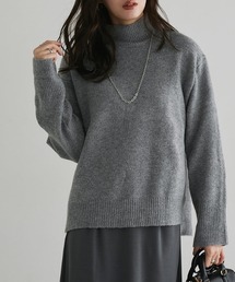 Pierrot（ピエロ）の「ウールライクハイネックニット（ニット/セーター・レディース）」