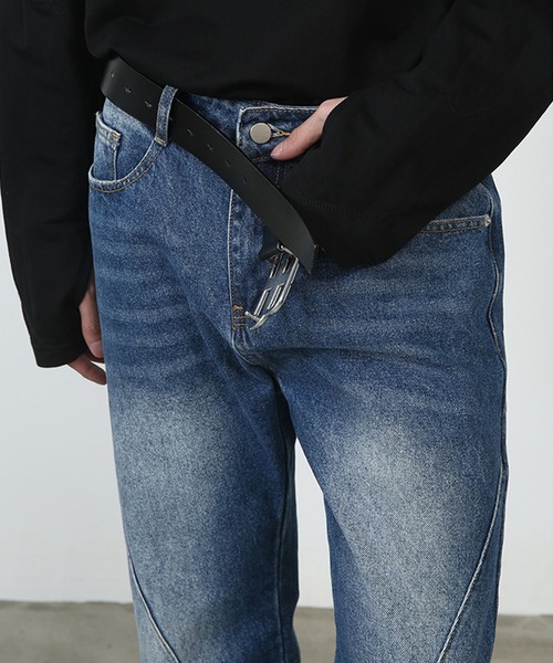 CORPUS TOKYO（コーパス トーキョー）の「ダーツ入りヴィンテージフレアデニム（デニムパンツ・メンズ・ブルー/ブラック/インディゴブルー/ライトブルー・1/2/3/4）」の16枚目の写真