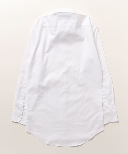 TOKYO SHIRTS（トウキョウシャツ）の「形態安定ノーアイロン ワイド 長袖ビジネスワイシャツ（ビジネスシャツ・メンズ・ホワイト・首回り37cm-裄丈80cm/首回り43cm-裄丈86cm/首回り41cm-裄丈86cm/首回り43cm-裄丈82cm/首回り41cm-裄丈82cm/首回り39cm-裄丈84cm/首回り42cm-裄丈86cm/首回り39cm-裄丈80cm/首回り42cm-裄丈82cm/首回り37cm-裄丈84cm）」の6枚目の写真