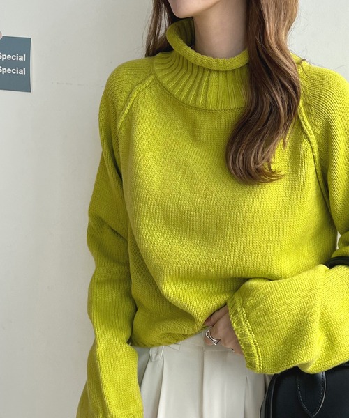 セール】ハイネックショート丈ニット（ニット/セーター）｜Futier land