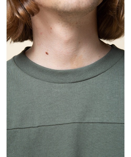 Goodwear（グッドウェア）の「Goodwear USAコットン フットボール 七分袖 BIG TEE（Tシャツ/カットソー・メンズ・ブラック/ホワイト/ネイビー/ダークグレー/グリーン・L/LL/M）」の6枚目の写真
