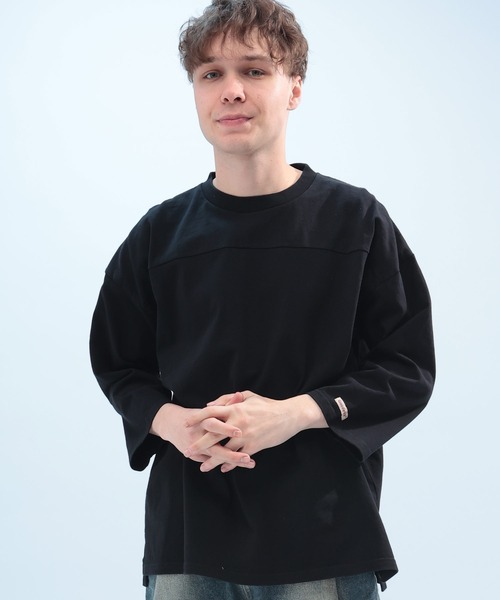 Goodwear（グッドウェア）の「Goodwear USAコットン フットボール 七分袖 BIG TEE（Tシャツ/カットソー・メンズ・ブラック/ホワイト/ネイビー/ダークグレー/グリーン・L/LL/M）」の21枚目の写真