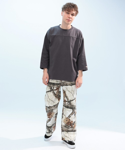 Goodwear（グッドウェア）の「Goodwear USAコットン フットボール 七分袖 BIG TEE（Tシャツ/カットソー・メンズ・ブラック/ホワイト/ネイビー/ダークグレー/グリーン・L/LL/M）」の13枚目の写真