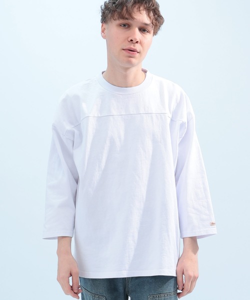 Goodwear（グッドウェア）の「Goodwear USAコットン フットボール 七分袖 BIG TEE（Tシャツ/カットソー・メンズ・ブラック/ホワイト/ネイビー/ダークグレー/グリーン・L/LL/M）」の16枚目の写真