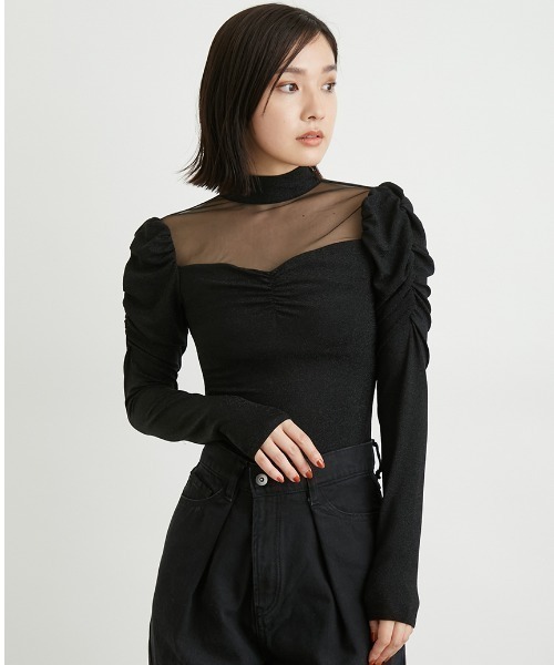 【セール】【LILY BROWN Lingerie】ボディスーツ/ロングスリーブ（ブラ&ショーツ）｜LILY BROWN（リリーブラウン）