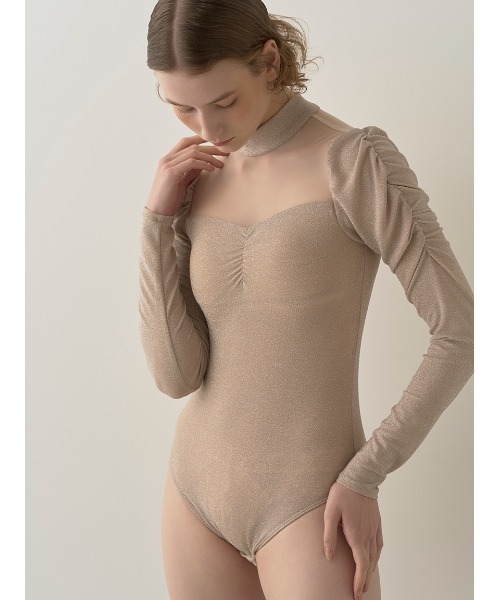 【セール】【LILY BROWN Lingerie】ボディスーツ/ロングスリーブ（ブラ&ショーツ）｜LILY BROWN（リリーブラウン）