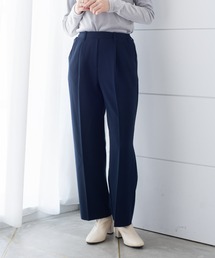 Petitjo（プッチージョ）の「小さいサイズ　きれい見えワイドパンツ（ベルトループ有）　低身長さん・小柄女性（スラックス）」