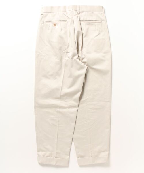 Scye（サイ）の「Scye / サイ ベーシックス：San Joaquin Cotton Chino 2Pleated Trousers：5123-81500[MUS]（チノパンツ・メンズ・ベージュ系その他・38/36）」の2枚目の写真