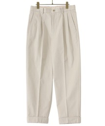 Scye / サイ ベーシックス：San Joaquin Cotton Chino 2Pleated Trousers：5123-81500[MUS]