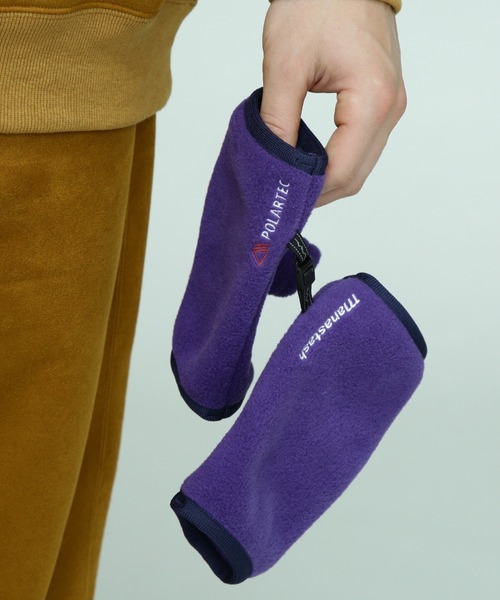 MANASTASH（マナスタッシュ）の「MANASTASH/マナスタッシュ/POLARTEC FINGERLESS GLOVE（手袋・メンズ・ブラック/パープル/マスタード/グリーン系その他3・F）」の4枚目の写真