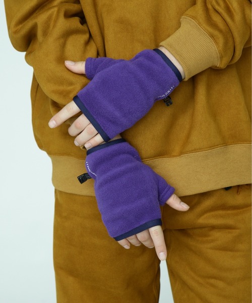 MANASTASH（マナスタッシュ）の「MANASTASH/マナスタッシュ/POLARTEC FINGERLESS GLOVE（手袋・メンズ・ブラック/パープル/マスタード/グリーン系その他3・F）」の9枚目の写真