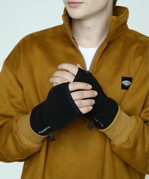 MANASTASH（マナスタッシュ）の「MANASTASH/マナスタッシュ/POLARTEC FINGERLESS GLOVE（手袋・メンズ・ブラック/パープル/マスタード/グリーン系その他3・F）」の10枚目の写真