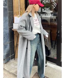 EVRIS | 【定番スタイル/カラー】オーバーサイズチェスターコート(チェスターコート)