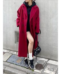 EVRIS | フェイクウールロングコート(チェスターコート)