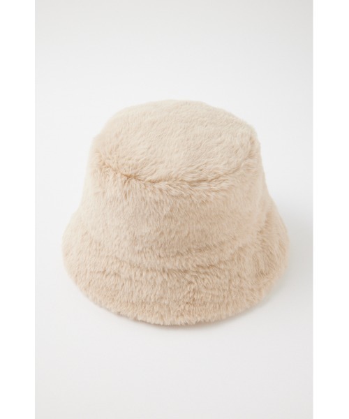 MOUSSY（マウジー）の「F/FUR BUCKET ハット（ハット・レディース・ブラック/ライトベージュ・FREE）」の12枚目の写真