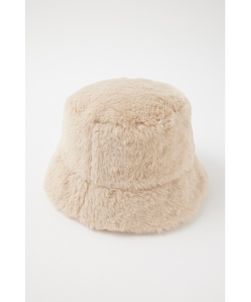 MOUSSY（マウジー）の「F/FUR BUCKET ハット（ハット・レディース・ブラック/ライトベージュ・FREE）」の14枚目の写真