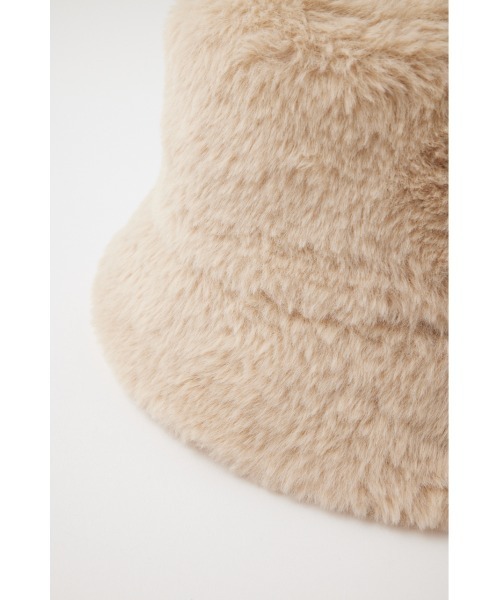 MOUSSY（マウジー）の「F/FUR BUCKET ハット（ハット・レディース・ブラック/ライトベージュ・FREE）」の16枚目の写真