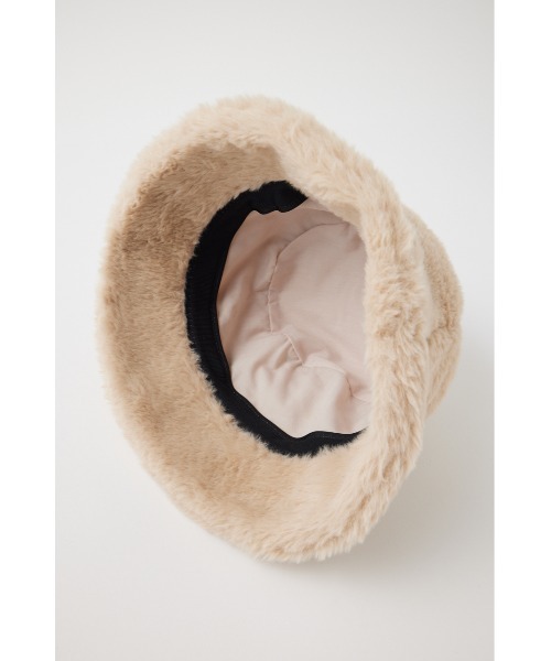 MOUSSY（マウジー）の「F/FUR BUCKET ハット（ハット・レディース・ブラック/ライトベージュ・FREE）」の17枚目の写真