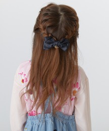 hakka kids（ハッカキッズ）の「サテンリボンヘアゴム（ヘアゴム）」