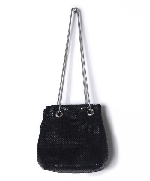 w closet（ダブルクローゼット）の「巾着キラキラバッグ（ハンドバッグ・レディース・シルバー/ブラック・FREE）」の11枚目の写真