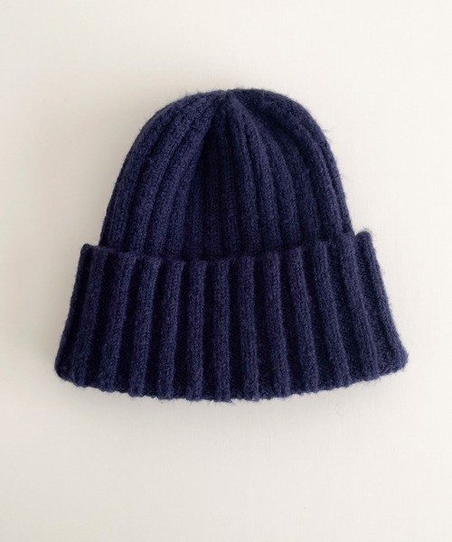 CANAL JEAN（キャナルジーン）の「El mar リブニットCAP（ニットキャップ/ビーニー・レディース・ブラック/ライトベージュ/チャコールグレー/ネイビー・ONE SIZE）」の19枚目の写真