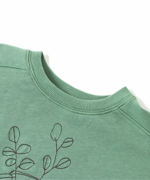 Ampersand（アンパサンド）の「premier 刺繍Tプルオーバー（Tシャツ/カットソー・キッズ・グリーン/ベージュ/オフホワイト・120/100/90/80/140/70/110/130）」の14枚目の写真