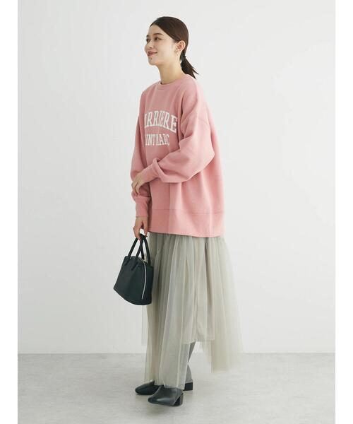 Green Parks(グリーンパークス)の「裏起毛ロゴプルオーバー(Tシャツ/カットソー・レディース・ホワイト系その他/ピンク/オフホワイト/ネイビー/チャコールグレー/ブルー・FREE)」の11枚目の写真