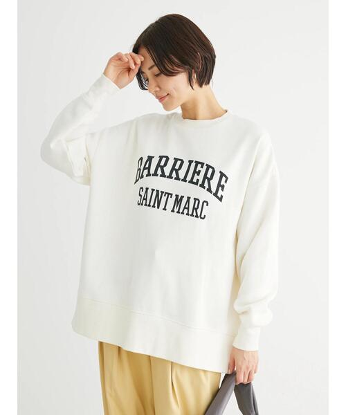 Green Parks(グリーンパークス)の「裏起毛ロゴプルオーバー(Tシャツ/カットソー・レディース・ホワイト系その他/ピンク/オフホワイト/ネイビー/チャコールグレー/ブルー・FREE)」の19枚目の写真