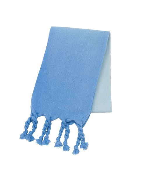 PUNYUS(プニュズ)の「グラデーションツイストマフラー(マフラー・レディース・ピンク/グリーン/ベージュ/ブルー/グレー・FREE)」の6枚目の写真