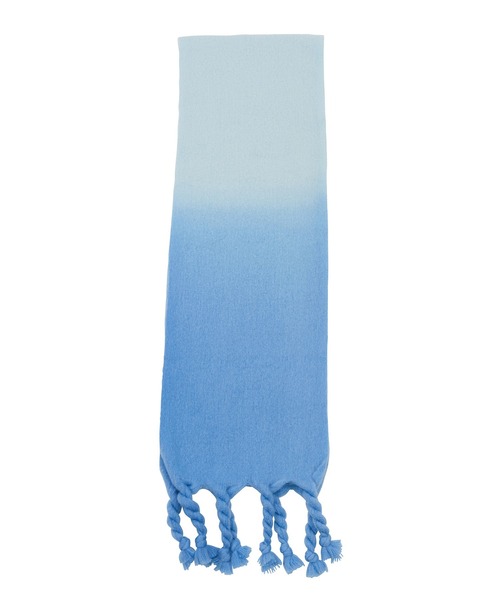 PUNYUS(プニュズ)の「グラデーションツイストマフラー(マフラー・レディース・ピンク/グリーン/ベージュ/ブルー/グレー・FREE)」の7枚目の写真