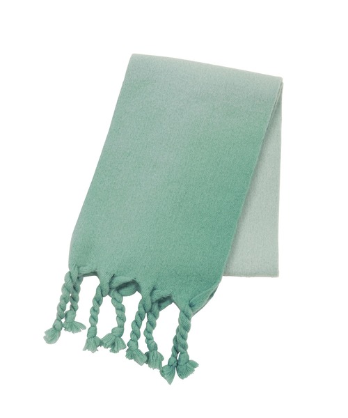 PUNYUS(プニュズ)の「グラデーションツイストマフラー(マフラー・レディース・ピンク/グリーン/ベージュ/ブルー/グレー・FREE)」の19枚目の写真