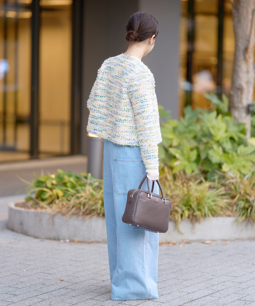 IENA MAISON GUILLEMETTE/メゾンギヨメット MAISON GUILLEMETTE/メゾンギヨメット】ツィードノーカラージャケット