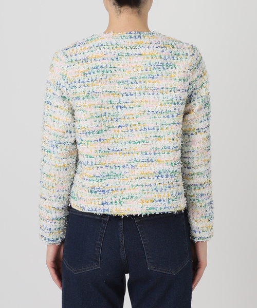 IENA MAISON GUILLEMETTE/メゾンギヨメット MAISON GUILLEMETTE/メゾンギヨメット】ツィードノーカラージャケット