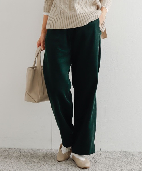 URBAN RESEARCH DOORS（アーバンリサーチドアーズ）の「『URTECH』コーデュロイイージーパンツ（その他パンツ・レディース・チャコールグレー/グリーン/ベージュ系その他・MEDIUM）」の18枚目の写真