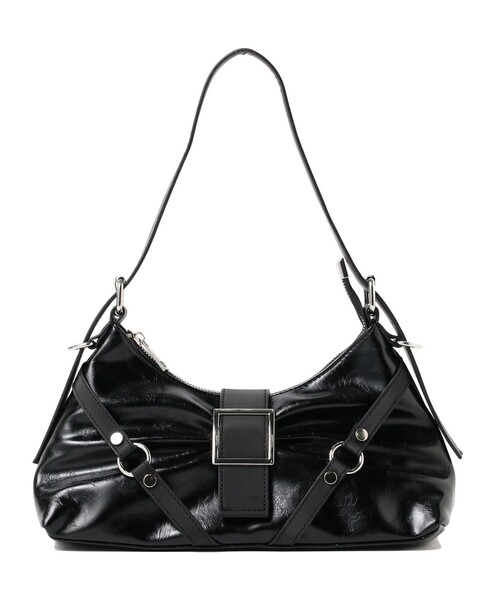 Ray BEAMS（レイビームス）の「Ray BEAMS / ギャザー ベルト バッグ（ハンドバッグ・レディース・ブラック/ブルー系その他4・ONE SIZE）」の20枚目の写真