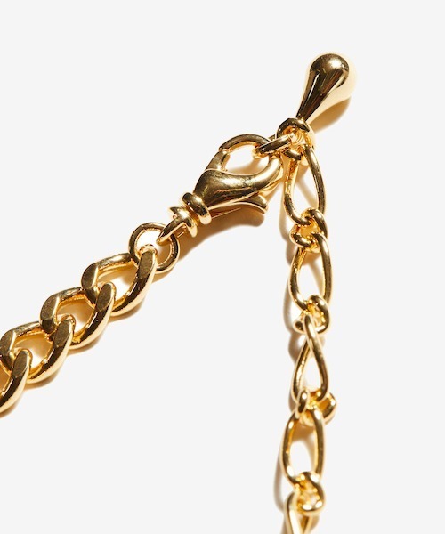 rehacer（レアセル）の「rehacer : Asymmetry Rose Chain  Bracelet / アシンメトリー ローズ チェーン ブレスレット（ブレスレット・メンズ・ゴールド/シルバー・FREE）」の6枚目の写真