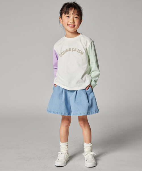 COMME CA ISM（コムサイズム）の「ロゴプリントＴシャツ（Tシャツ/カットソー・キッズ・ホワイト系その他/ブラック系その他/アイボリー系・100cm/110cm/120cm/130cm/140cm/150cm）」の4枚目の写真