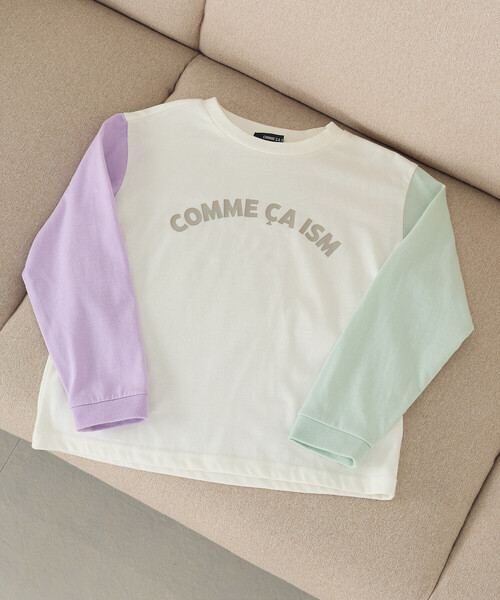 COMME CA ISM（コムサイズム）の「ロゴプリントＴシャツ（Tシャツ/カットソー・キッズ・ホワイト系その他/ブラック系その他/アイボリー系・100cm/110cm/120cm/130cm/140cm/150cm）」の5枚目の写真