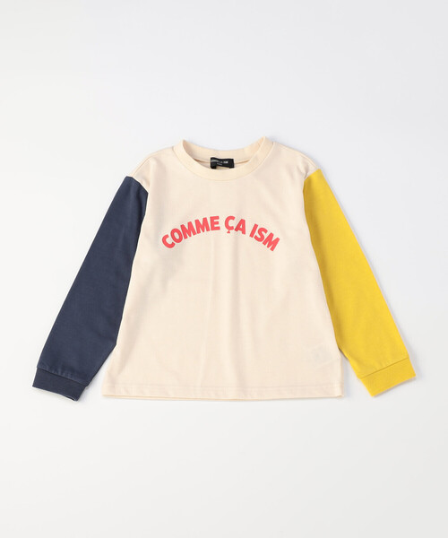 COMME CA ISM（コムサイズム）の「ロゴプリントＴシャツ（Tシャツ/カットソー・キッズ・ホワイト系その他/ブラック系その他/アイボリー系・100cm/110cm/120cm/130cm/140cm/150cm）」の7枚目の写真