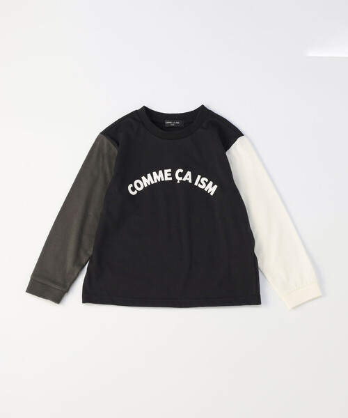 COMME CA ISM（コムサイズム）の「ロゴプリントＴシャツ（Tシャツ/カットソー・キッズ・ホワイト系その他/ブラック系その他/アイボリー系・100cm/110cm/120cm/130cm/140cm/150cm）」の8枚目の写真